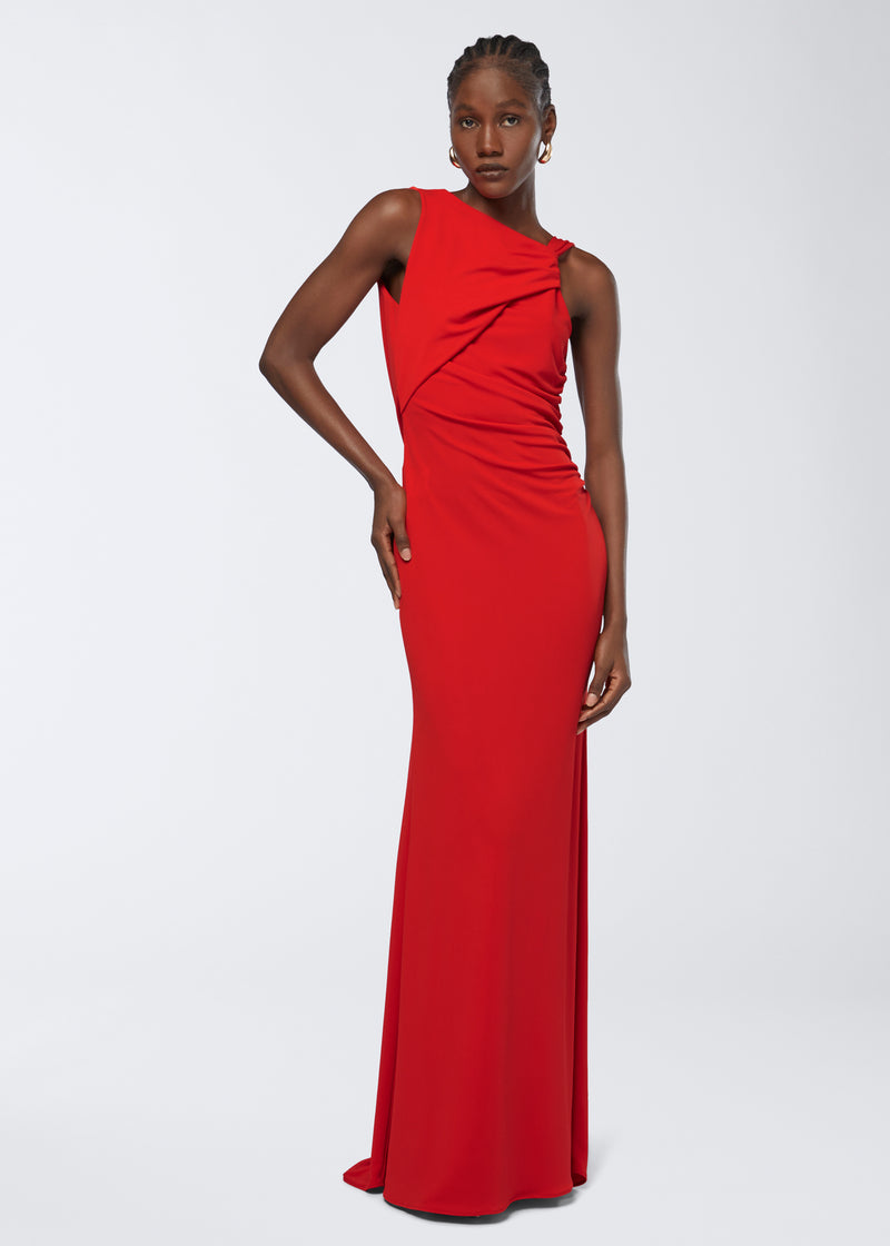 Venere Draped Maxi Dress