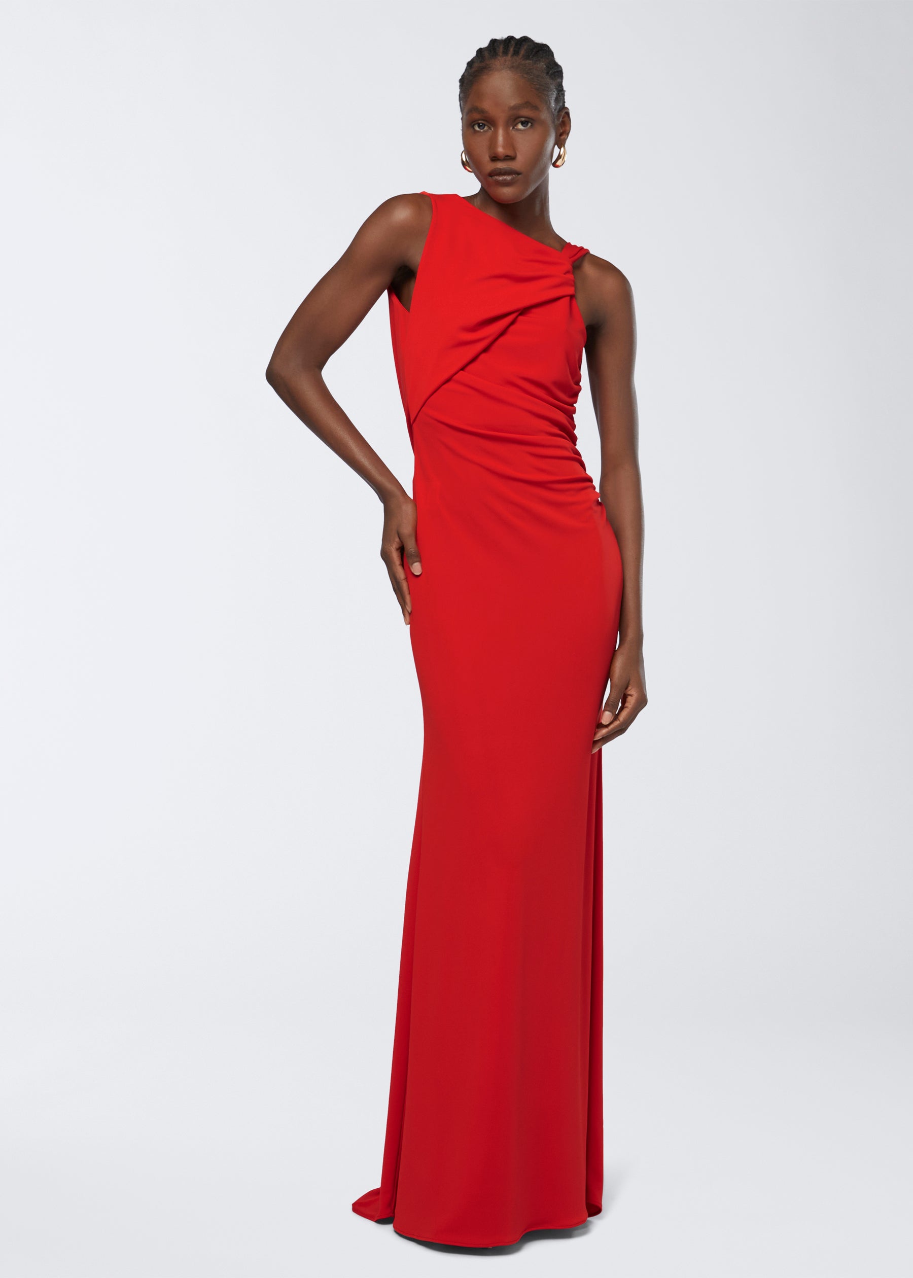 Venere Draped Maxi Dress