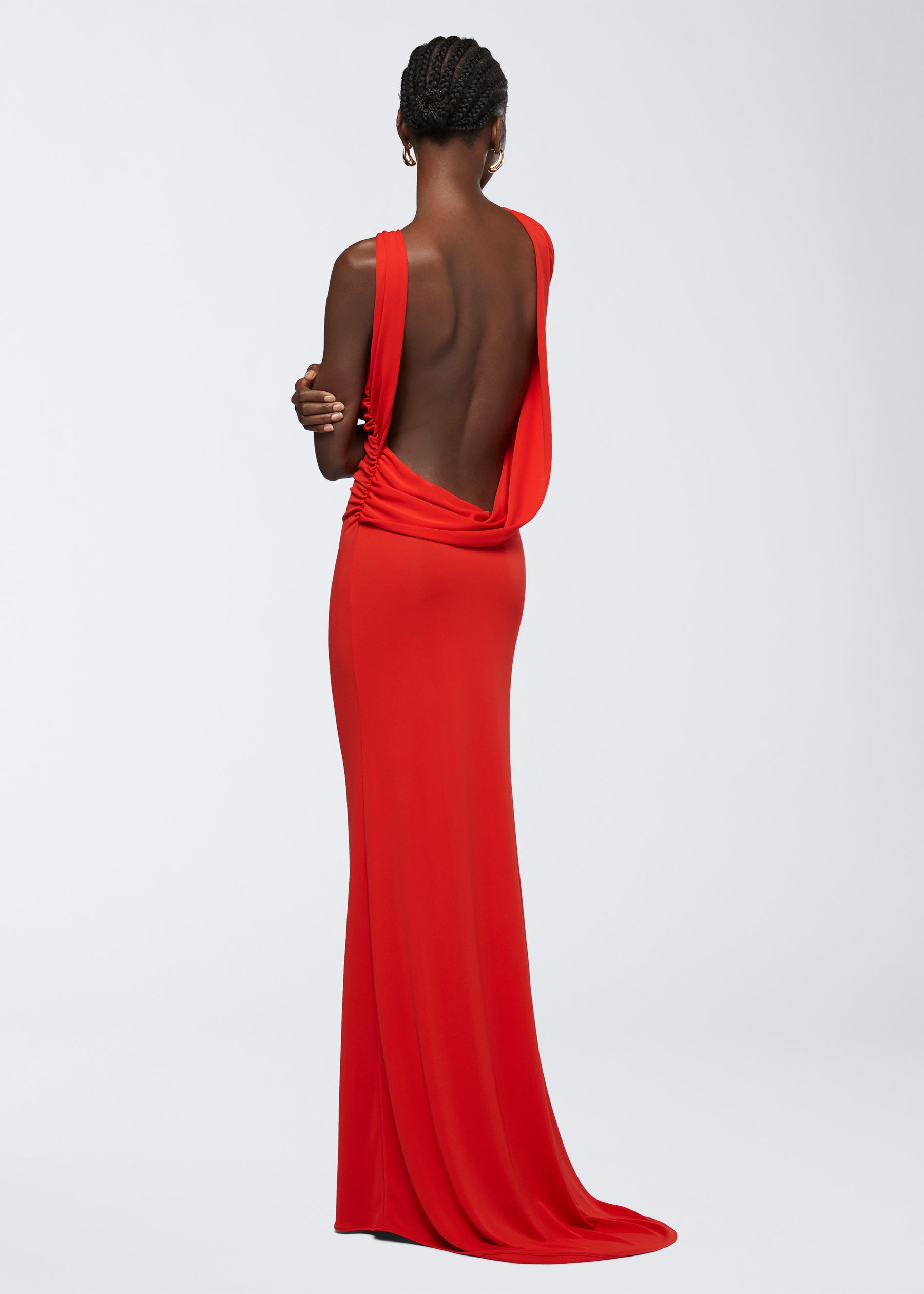 Venere Draped Maxi Dress