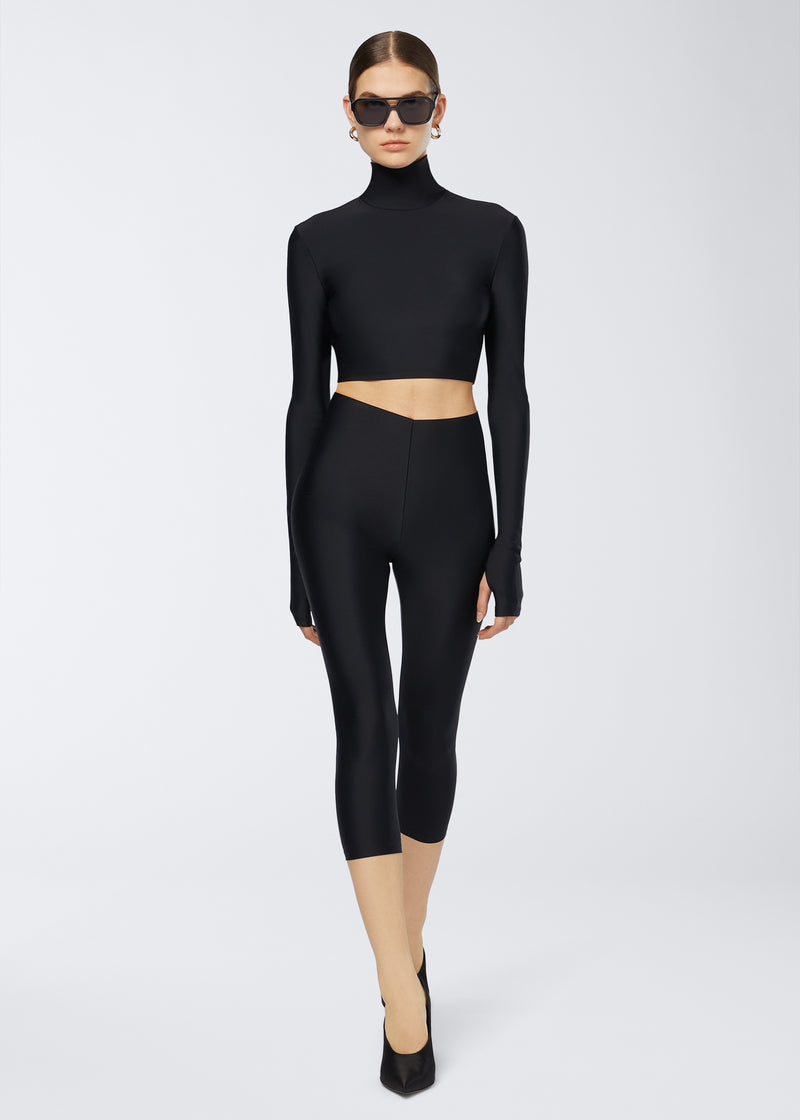 Orchid Turtleneck Crop Top