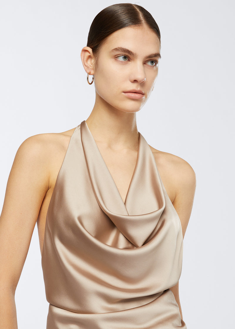 Verushka Waterfall Neckline Top