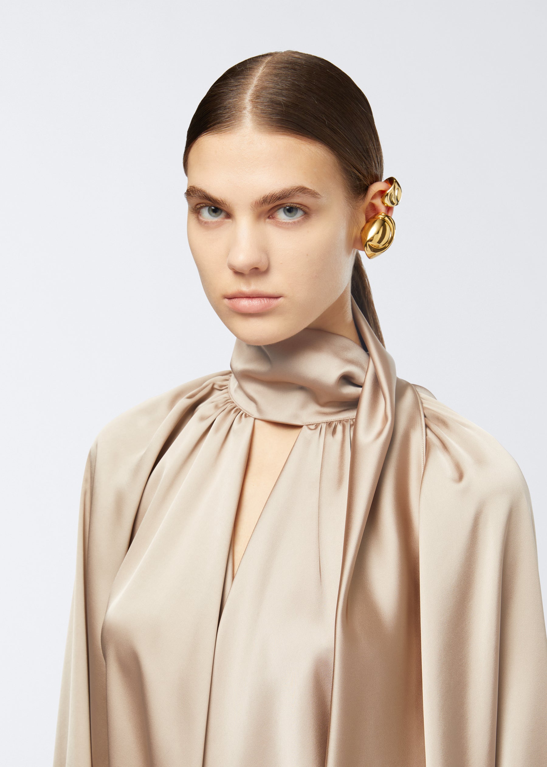 Viola Waterfall Neckline Shirt