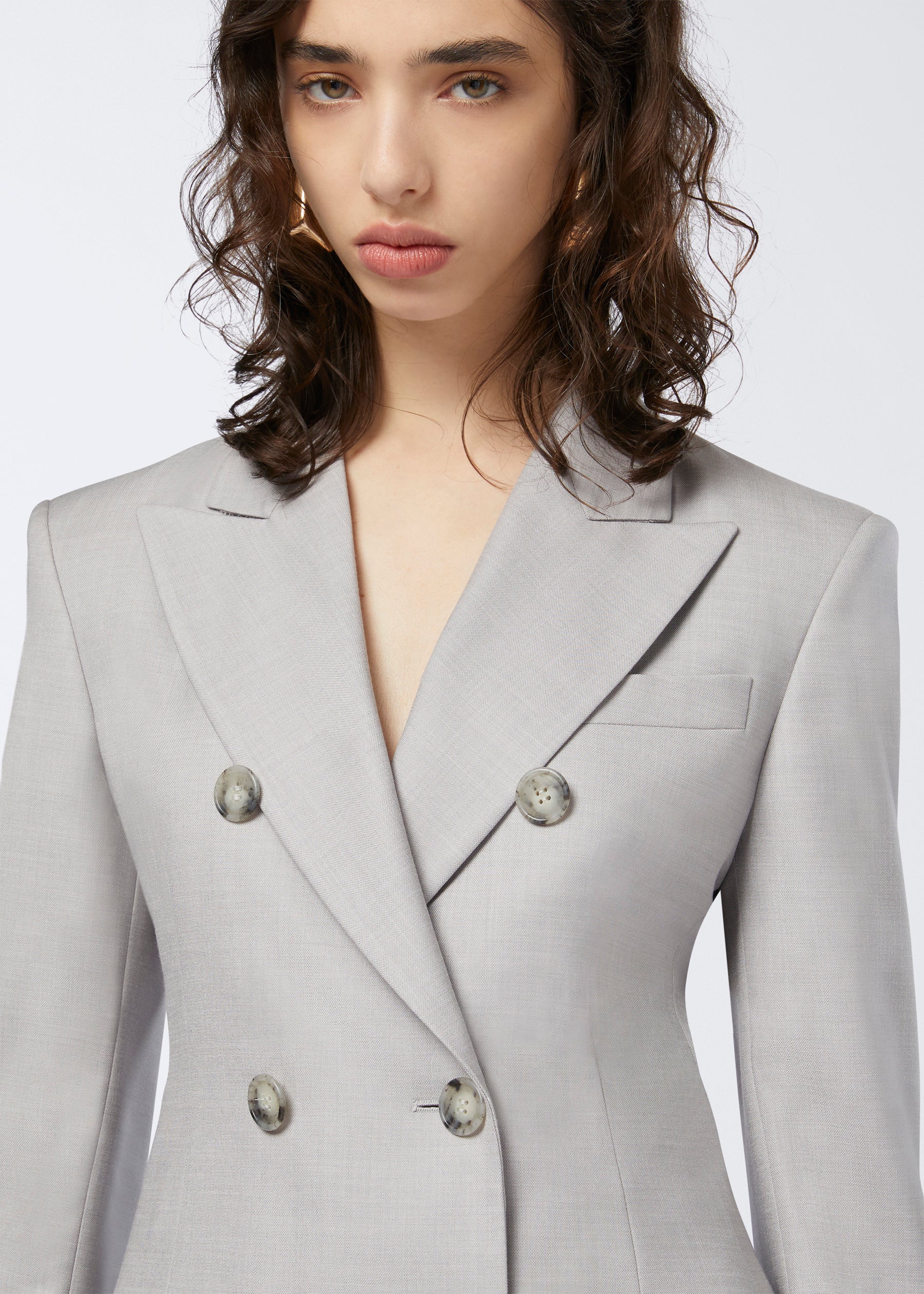 Shannon Double Breast Fitted Blazer