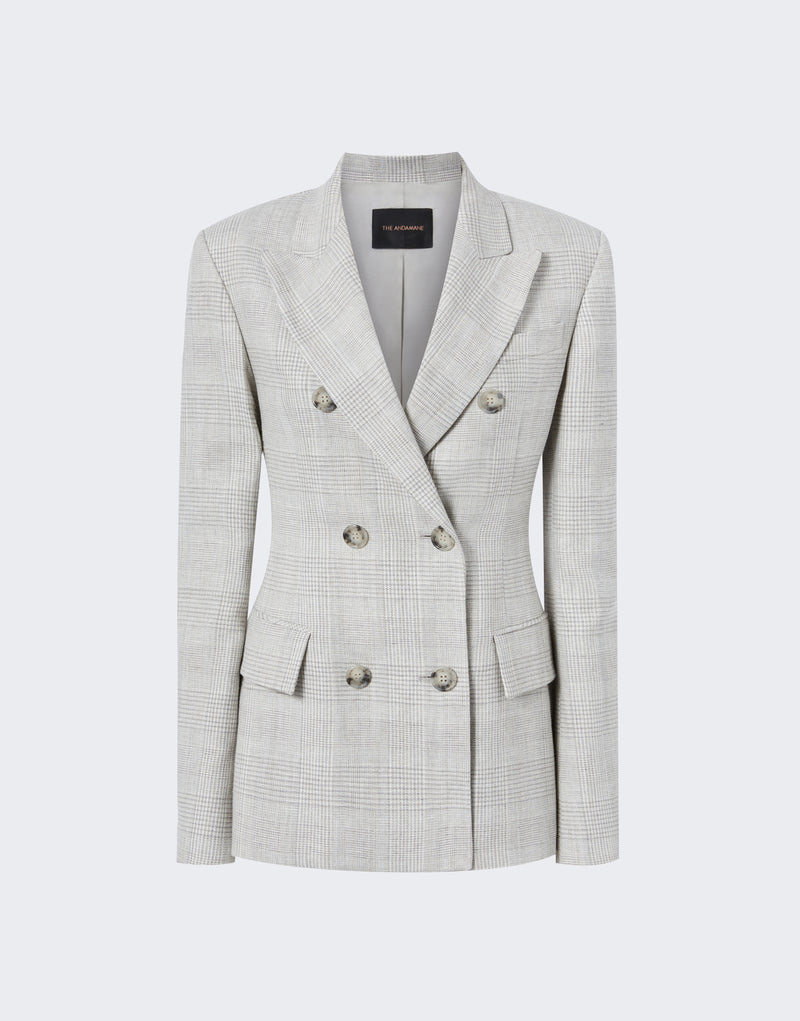 Shannon Double Breast Fitted Blazer